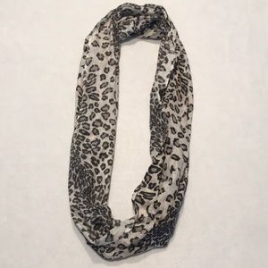 Cheetah print infinity scarf